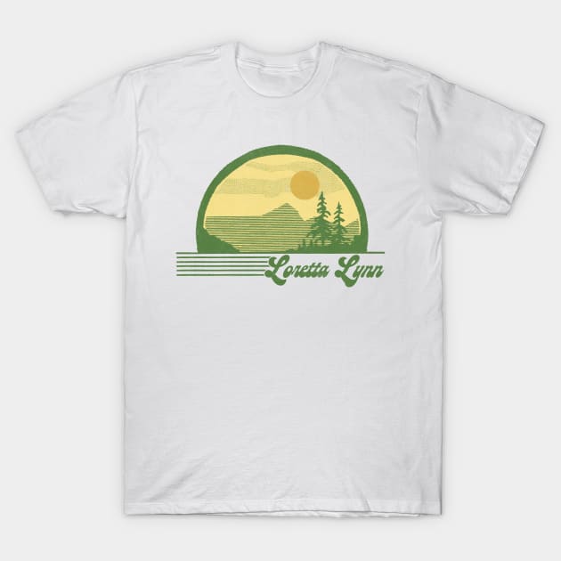 Loretta Lynn / Retro Style Country Fan Design T-Shirt by DankFutura